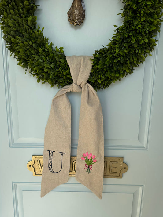 Wreath Sash